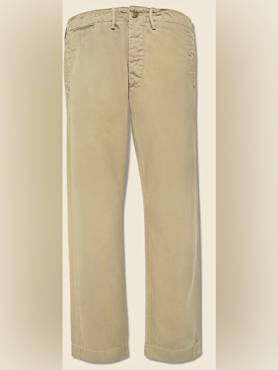 Ralph Lauren Double RL Other - RRL Officer Chino - Khaki | size: 34x32